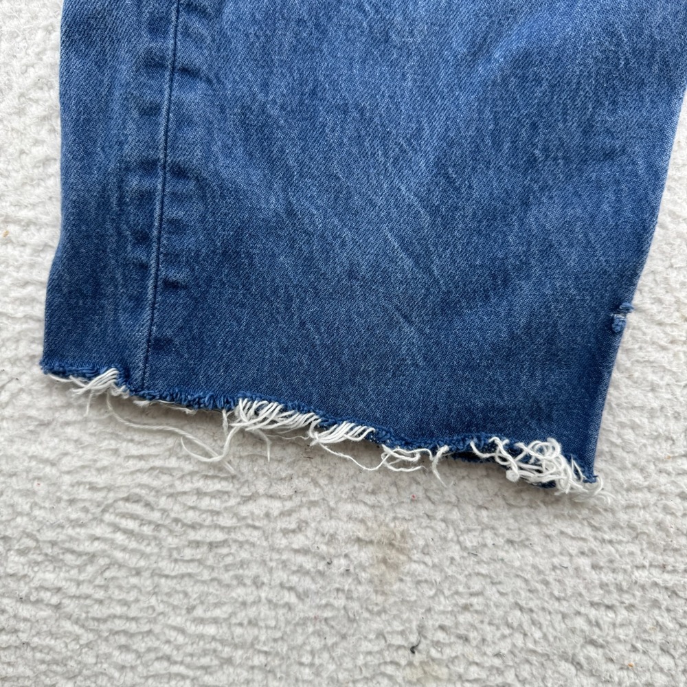 Y2K Levis 501XX Jeans Mens 36x30 (Fit 34x24) Chopped Blue Medium Wash Button Fly - Picture 5 of 10